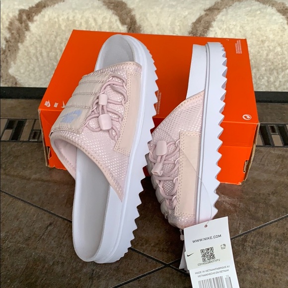 WMNS NIKE ASUNA SLIDE NA White Ghost-Barely Rose - Picture 7 of 16